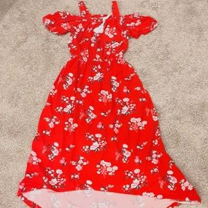 Girls dress red. Size 7/8